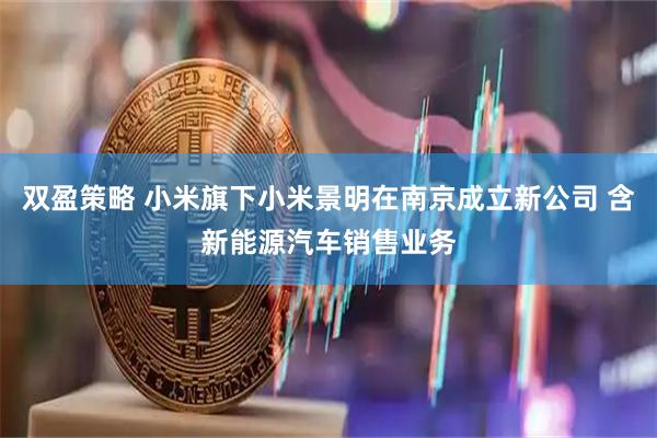 双盈策略 小米旗下小米景明在南京成立新公司 含新能源汽车销售业务