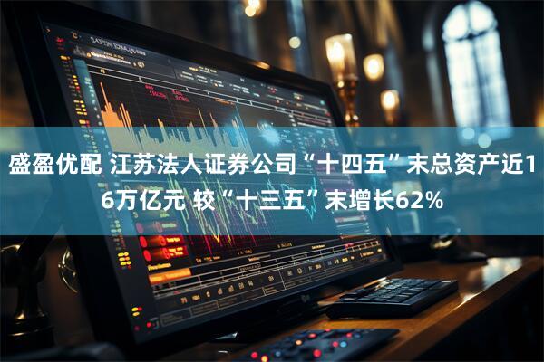 盛盈优配 江苏法人证券公司“十四五”末总资产近16万亿元 较“十三五”末增长62%